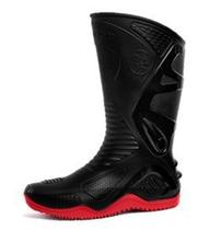 Bota Motociclista Motosafe Solado Vermelho Bracol