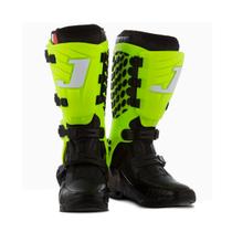 Bota Motocross Adulto Jett Hi-vis Competição Trilha Barro Rally Moto Lama