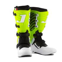Bota Motocross Adulto Trilha Off Road Branco Rosa Jett Hi-Vis Bota Motocross Adulto Trilha Off Road Branco Rosa Jett Hi-Vis