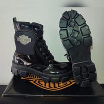 Bota Motoqueira blogueira Harley Davidson feminina Bota Motoqueira blogueira Harley Davidson feminina