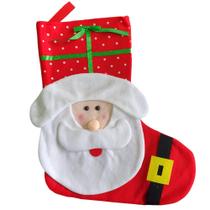 Bota Natalina de Pendurar Modelo Papai Noel 34x42cm Feltro Oferta Bota Natalina de Pendurar Modelo Papai Noel 34x42cm Feltro Oferta