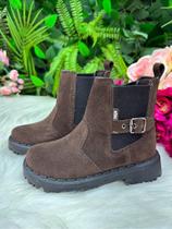Bota Nilqi Mariana Café para Meninas - Conforto e Estilo
