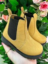Bota Nilqi Masculina Mostarda para Crianças