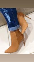 Bota Nobuck Açafrão Croco Mostarda Bota Nobuck Açafrão Croco Mostarda