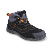Bota Nobuck Preto/Laranja Flex Beta 7218FN