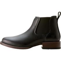Bota ocidental ARIAT Booker Ultra Round Toe para homem preta 12