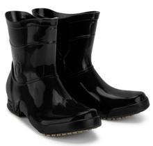 Bota Ocupacional Boot Stick Shoes Solado em Borracha vulcanizada Antiderrapante Preta CA 46069