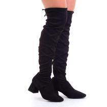 Bota Over Knee Feminina Cazzualen T4414-230 Bota Over Knee Feminina Cazzualen T4414-230