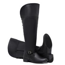 Bota Over Knee Feminina Com Zíper E Cadarço - Schiareli Calçados Ref. 11503