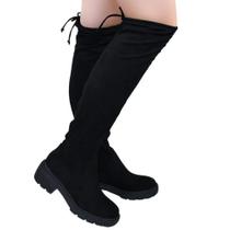 Bota Over The Knee Beira Rio Salto Grosso 9077206 Feminina Bota Over The Knee Beira Rio Salto Grosso 9077206 Feminina