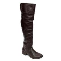 Bota Over The Knee Cla-Clê Feminina Couro Cano Alto Conforto Bota Over The Knee Cla-Clê Feminina Couro Cano Alto Conforto