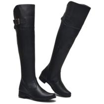 Bota Over The Knee Feminina Preta Acima Do Joelho Bota Over The Knee Feminina Preta Acima Do Joelho