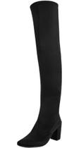 Bota Over The Knee Salto Alto Cano Longo Feminina