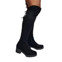 Bota Overthekee Salto Baixo Numeração Especial Charlotte