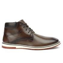 Bota Oxford FG Esporte Fino Em Couro Nobre Tabaco