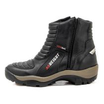 Bota para motociclista Palmilha 9cm couro AS-HEIGHT 950 AT2