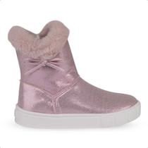 Bota Pe Com Pe menina Montaria com pelucia frio Baby 28207