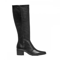 Bota Pegada 280961-04 Salto Grosso Cano Longo Feminino