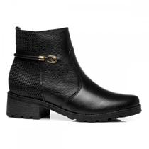 Bota Pegada 28142103 Salto Grosso Cano Curto Feminino