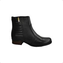 Bota Pegada Couro COnfortavel revestida em pelucia 282008