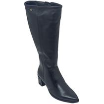 Bota Pegada Feminina Couro com Forro Térmico Salto 5cm Cor:PretoTamanho:38Gênero:Feminino Bota Pegada Feminina Couro com Forro Térmico Salto 5cm Cor:PretoTamanho:38Gênero:Feminino