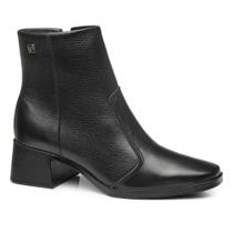 Bota Pegada Feminina em Couro Preto 282301-05 Bota Pegada Feminina em Couro Preto 282301-05