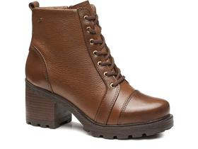 Bota Pegada Feminina em Couro Terracota 281312-03