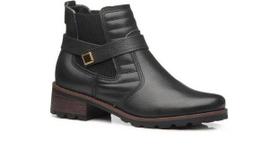Bota Pegada Feminina Preto Polido 0281329