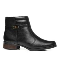 Bota Pegada Feminino em Couro Preto 282014.02