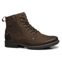 Bota Pegada Masculina Couro Zíper 180745