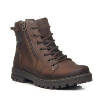 Bota Pegada Masculina em Couro Marrom Pinhão 181504-06 Bota Pegada Masculina em Couro Marrom Pinhão 181504-06