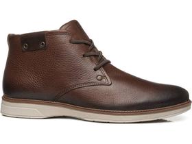 Bota Pegada Masculina em Couro Pinhão 126751-03