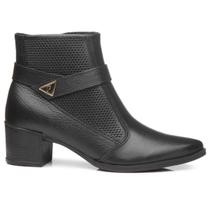 Bota Pegada Salto Bloco 280507 Feminino Preto