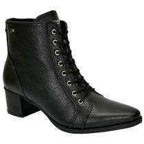 Bota Pegada Verona Bico Fino Couro 280503 Preto Bota Pegada Verona Bico Fino Couro 280503 Preto