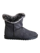 Bota Peluciada Cinza Mooncity Bota Peluciada Cinza Mooncity