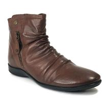 Bota Perlatto Angel Feminina Couro ANG867 Mogno