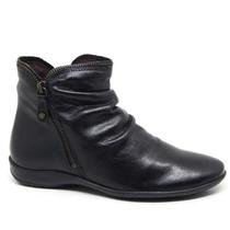 Bota perlatto feminina angel c/ziper em couro ang811 Bota perlatto feminina angel c/ziper em couro ang811