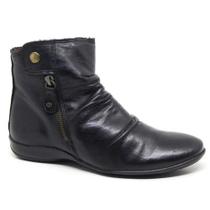 Bota perlatto feminina angel c/ziper em couro ang867 Bota perlatto feminina angel c/ziper em couro ang867