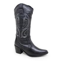Bota perlatto new western cano alto ref nwe001 feminino Bota perlatto new western cano alto ref nwe001 feminino