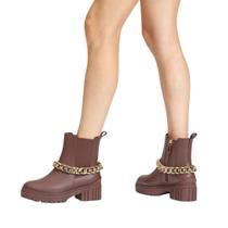 Bota Petite Jolie Chelsea Corrente Removível Bota Petite Jolie Chelsea Corrente Removível