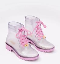 bota petite jolie infantil PJ72IN transparente