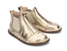 Bota Pião Couro Dourado - Petit Cheval