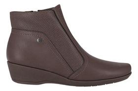 Bota Piccadilly 143217 Cano Longo Salto Médio Anabela Leve Bota Piccadilly 143217 Cano Longo Salto Médio Anabela Leve