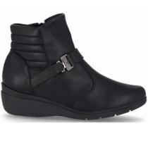 Bota piccadilly anabela ref: 117107 feminino Bota piccadilly anabela ref: 117107 feminino