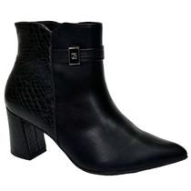 Bota Piccadilly Bico Fino Salto Alto - Feminina