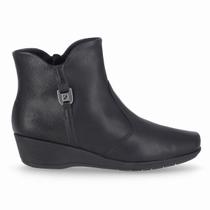 Bota Piccadilly Cano Curto Anabela Médio 143249