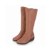 Bota piccadilly cano longo anabela 117114 (n47) - terracota