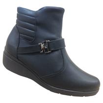 Bota Piccadilly Cano Médio Salto Anabela Coturno Ortopédico Cano Baixo Macia Anatômica Bota Piccadilly Cano Médio Salto Anabela Coturno Ortopédico Cano Baixo Macia Anatômica