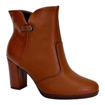 Bota Piccadilly Deise Cano Curto 130240 Conhaque