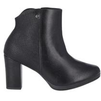 Bota piccadilly deise cano curto salto alto 130235